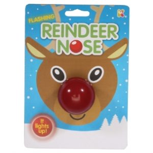Flashing reindeer nose